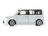 Toyota bB 2000 Van White with Extra Accessories 1/64 Diecast Model Car BM Creations 64B0374