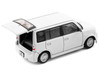 Toyota bB 2000 Van White with Extra Accessories 1/64 Diecast Model Car BM Creations 64B0374