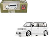 Toyota bB 2000 Van White with Extra Accessories 1/64 Diecast Model Car BM Creations 64B0374