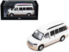 GMC Savana Explorer Limited SE Van White Metallic 1/64 Diecast Model Car Shadow LL-057-289