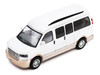 GMC Savana Explorer Limited SE Van White Metallic 1/64 Diecast Model Car Shadow LL-057-289