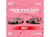 RWB 993 #23 Pink Version with Graphics Hobby Expo China 2026 Event Edition 1/64 Diecast Model Car Model Model MM64-RWB993-HEC2026