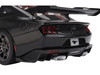 Ford Mustang GTD Shadow Black with Red Stripe 1/18 Model Car Top Speed TS0673