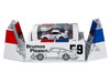 RWB 964 #59 Brumos Pleasure White with Red and Blue Stripes KitGo Base Series 1/64 Diecast Model Car Model Model MM64-RWB964-KITGO01