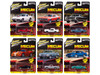 Muscle Cars USA 2025 Release 3 Set B of 6 pieces MECUM Auctions 1/64 Diecast Model Cars Johnny Lightning JLMC035B