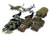 Military Set A of 6 pieces 2026 Release 1 Limited Edition 1/64 Diecast Model Cars Johnny Lightning JLML014A
