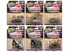 Military Set B of 6 pieces 2026 Release 1 Limited Edition 1/64 Diecast Model Cars Johnny Lightning JLML014B