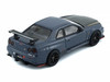 Nissan Top Secret Skyline GT-R BNR34 RHD Right Hand Drive Stealth Gray with Carbon Hood Tokyo Auto Salon 2026 1/64 Diecast Model Car BM Creations 64B0498