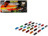 25 Years of Fast & Furious Advent Calendar Set of 24 Nano Cars Nano Hollywood Rides Series Diecast Model Cars Jada 37872