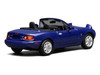 Mazda MX-5 Miata Convertible Laguna Blue 1/64 Diecast Model Car MotorHelix M60202L