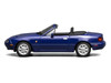 Mazda MX-5 Miata Convertible Laguna Blue 1/64 Diecast Model Car MotorHelix M60202L
