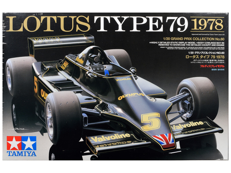 Model Kit 1978 Lotus Type 79 Grand Prix Collection 1/20 Scale Model Tamiya TAM-20060