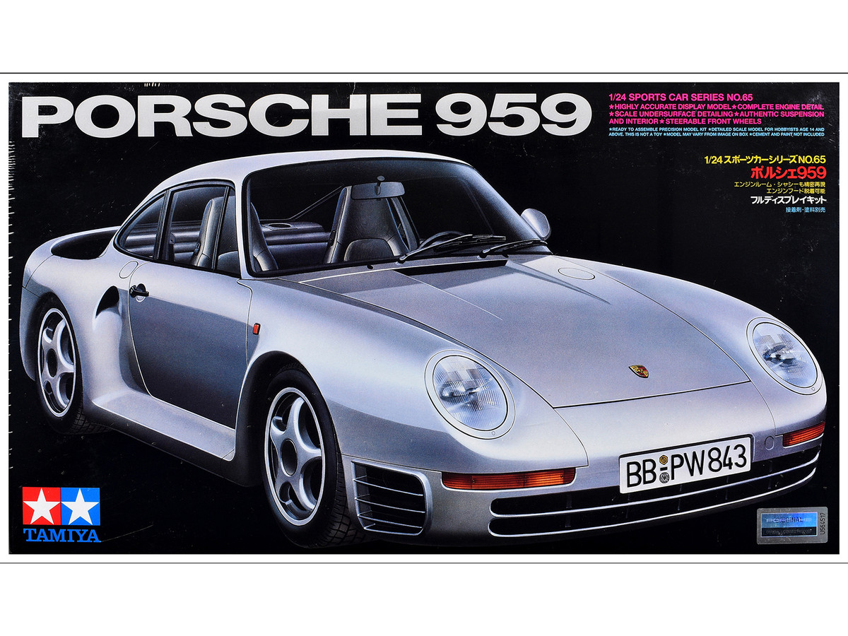 タミヤ　タムテックポルシェ959 Model Kit Porsche 959 1/24 Scale Model Tamiya TAM-24065