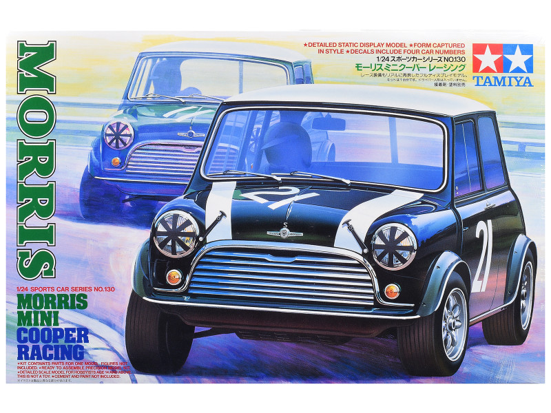 Model Kit Morris Mini Cooper Racing 1/24 Scale Model Tamiya TAM-24130