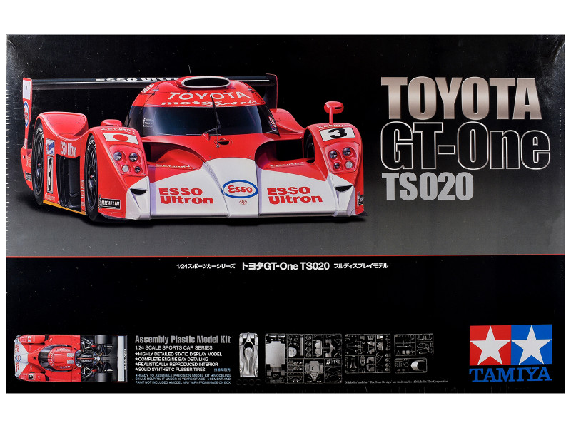 Model Kit Toyota GT One TS020 24 Hours of Le Mans 1999 1/24 Scale Model Tamiya TAM-24222