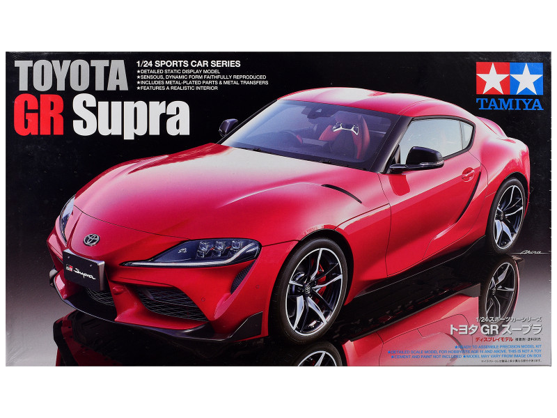 Model Kit Toyota GR Supra 1/24 Scale Model Tamiya TAM-24351
