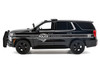 2025 Chevrolet Tahoe PPV General Motors Police Black Custom Builder s Kit Law Enforcement and Public Service Series 1/24 Diecast Model Car Motormax 76642BK