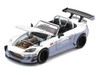Honda Pandem S2000 RHD Right Hand Drive White and Blue Gray 1/64 Diecast Model Car Pop Race PR640300