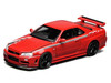 Nissan Skyline GT-R R34 Nismo RHD Right Hand Drive Custom Red with Stripes Senior 64 Series 1/64 Diecast Model Car MotorHelix M63420