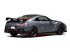 2022 Nissan GT-R Nismo R35 RHD Right Hand Drive Stealth Gray with Carbon Hood and Top Senior 64 Series 1/64 Diecast Model Car MotorHelix M63521