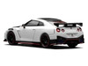 2022 Nissan GT-R Nismo R35 RHD Right Hand Drive Brilliant White Pearl with Carbon Hood and Top Senior 64 Series 1/64 Diecast Model Car MotorHelix M63525