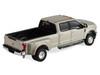 2018 Ford F-350 Dually Pickup Truck White Gold Metallic Dually Drivers Series 17 1/64 Diecast Model Car Greenlight 46170E