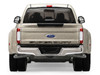 2018 Ford F-350 Dually Pickup Truck White Gold Metallic Dually Drivers Series 17 1/64 Diecast Model Car Greenlight 46170E
