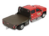 2016 Chevrolet Silverado 3500HD Dually Flatbed Truck Hobby Shop Auto Mechanic Red with Tool Cabinet The Hobby Shop Series 17 1/64 Diecast Model Car Greenlight 97170D
