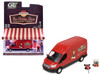 2019 Ford Transit LWB High Roof Van Hobby Shop Auto Mechanic - Mobile Mechanic Red with Car Jack and Battery The Hobby Shop Series 17 1/64 Diecast Model Car Greenlight 97170E