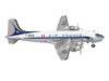 Douglas DC-4 Commercial Aircraft Air France F-BHEH White with Blue Stripes 1/200 Diecast Model Herpa HE571104-001