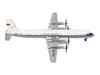 Ilyushin IL-18 Commercial Aircraft Deutsche Lufthansa DM-STA White with Blue Stripes 1/200 Diecast Model Herpa HE573689