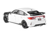 2025 Honda Civic Type R FL5 White with Carbon Hood and Accents 1/64 Diecast Model Car Paragon Models PA-55590