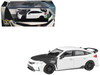 2025 Honda Civic Type R FL5 White with Carbon Hood and Accents 1/64 Diecast Model Car Paragon Models PA-55590