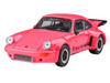 1974 Porsche 911 Carrera RSR 3.0 Fuchsia with Black Stripes 1/64 Diecast Model Car Paragon Models PA-55799