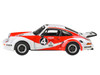 1976 Porsche 911 Carrera RSR 3.0 Ecuador #4 Fernando Madera White and Red with Graphics 1/64 Diecast Model Car Paragon Models PA-55800