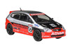 2005 Honda Civic #16 SEMA RealTime Racing Silver Metallic and Red with Black Graphics 1/64 Diecast Model Car Paragon Models PA-56352