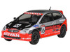 2005 Honda Civic #16 SEMA RealTime Racing Silver Metallic and Red with Black Graphics 1/64 Diecast Model Car Paragon Models PA-56352