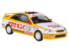 1999 Honda Civic EM1 RHD Right Hand Drive Oyatsu Racing White and Yellow with Graphics 1/64 Diecast Model Car Paragon Models PA-65630