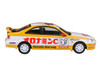 1999 Honda Civic EM1 RHD Right Hand Drive Oyatsu Racing White and Yellow with Graphics 1/64 Diecast Model Car Paragon Models PA-65630