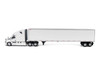 2025 Freightliner Cascadia Gen-5 Sleeper Cab Truck White with Great Dane Champion 53ft Dry Cargo Trailer Transport Series 1/50 Diecast Model Diecast Masters 71181