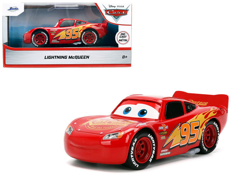 Lightning McQueen #95 Red Cars 2006 Movie Hollywood Rides Series 1/32 Diecast Model Car Jada 37050