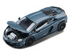Lamborghini Temerario Matt Blue Metallic 1/64 Diecast Model Car Trends Hobby 241082-A