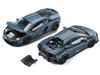 Lamborghini Temerario Matt Blue Metallic 1/64 Diecast Model Car Trends Hobby 241082-A