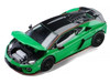 Lamborghini Temerario Green with Black Topdie 1/64 Diecast Model Car Trends Hobby 241082-B
