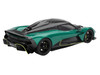 Aston Martin Valhalla Podium Green Metallic with Carbon Top 1/18 Model Car Top Speed TS0710