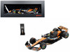 McLaren MCL39 #4 Lando Norris 3rd Place Formula One F1 Abu Dhabi GP GP 2025 Drivers' World Champion 2025 with Pit Board and Acrylic Display Case 1/18 Model Car Spark 18S1118