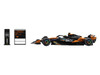 McLaren MCL39 #4 Lando Norris 3rd Place Formula One F1 Abu Dhabi GP GP 2025 Drivers' World Champion 2025 with Pit Board 1/64 Model Car Spark 64S078