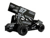 Winged Sprint Car #87 Aaron Reutzel Power Plus Black 2026 1/50 Diecast Model Car ACME A5026009