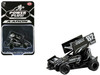 Winged Sprint Car #87 Aaron Reutzel Power Plus Black 2026 1/50 Diecast Model Car ACME A5026009