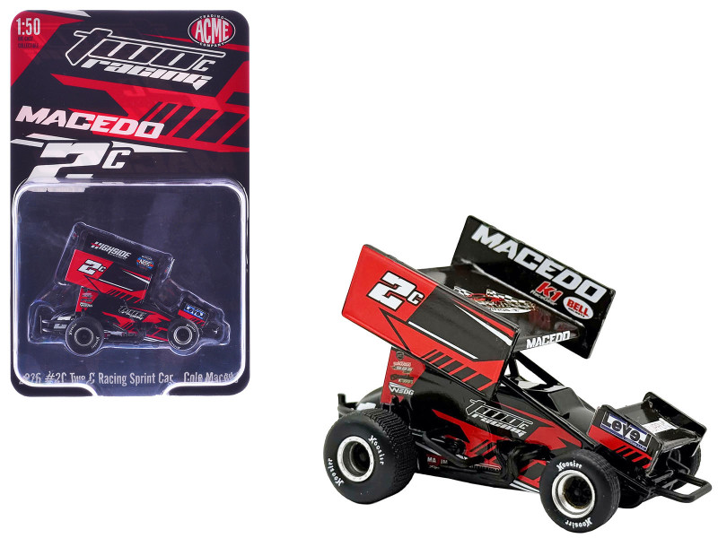 Winged Sprint Car #2C Cole Macedo Two C Racing 2026 1/50 Diecast Model Car ACME A5026012